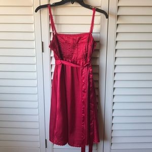 Very Rare Red Silk Dress with Thin Straps 💃